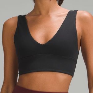 Like New! Lululemon Align V-Neck Bra, C/D Cup, Black